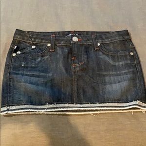 Rock & Republic Jean Mini Skirt